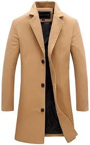 Amazon.de baur.de dodenhof.de ebay.de frankonia.de outfits24.de. Benibos Mens Trench Coat Slim Fit Notched Collar Overcoat L F20camel At Amazon Men S Clothing Store Trench Coat Men Coat Trench Coat Style