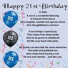 Birthday Wishes For 21 Year Old Son From Mother Card For 21st Birthday For Son Google Search 21st Birthday Quotes 21st Birthday Messages Son Birthday Quotes