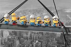Qualité hdlight 720p | french. Moi Moche Et Mechant Minions Lunch On A Skyscraper Poster Affiche All Poster Chez Europosters Fr