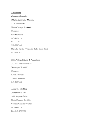 Advertising Chicago Advertising What's Happening Magazine 1728 Sheridan Rd.  North Chicago, IL. 60064 Contacts: Ron McAlister 8