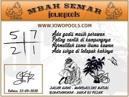 Mbah Semar Hk Hari Ini 21 September 2020