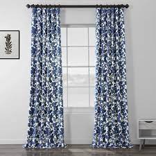 One Allium Way Hemsworth 100 Cotton Floral Room Darkening Rod Pocket Single Curtain Panel Wayfair In 2020 Floral Room Panel Curtains Classic Curtains