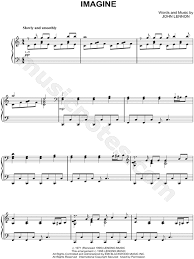Fariborz lachini instrumental music music genre. John Lennon Imagine Sheet Music Piano Solo In C Major Transposable Download Print Sku Mn0071759