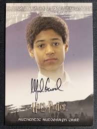 Alfred Enoch Dean Thomas Harry Potter Order Phoenix Artbox Auto Signed Card 