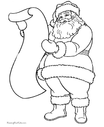 The kids will love these fun santa coloring pages. Free Santa Images Coloring Home