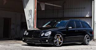 German V8 Station Wagon E55 Amg Rocking Vossen Rims E55 Amg Mercedes Benz Classic Mercedes