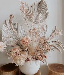 Blush Toned Floral Dried Flower Arrangements Dried Flowers Dried Floral