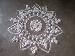 Very Creative White Colour Rangoli Design By Deepika Pant Youtube Rangoli Colours Rangoli Designs Colorful Rangoli Designs