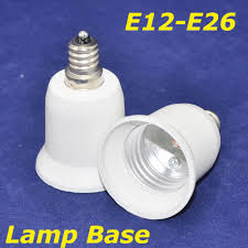 E26 sockets can be used with european standard e27 base bulbs. China E12 To E26 Led Lamp Converter Lamp Adapter Lamp Socket Lamp Holder For E26 Led Bulbs China E12 E26 E12 E26 Led Lamp Base