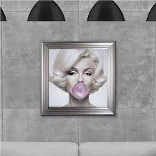 You can also choose from 1 color, 2 color, and 4 color marilyn monroe picture frame, as well as from aluminum marilyn monroe picture frame, and whether marilyn monroe picture frame is uv printing, digital printing, or silk screen printing. Gum Bubble Marilyn Monroe Picture Photo Frame Themed Gifts