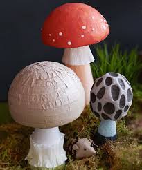 Pilze Basteln 3 Projekte Zum Selbermachen Fur Haus Und Garten Basteln Pilze Bastelideen