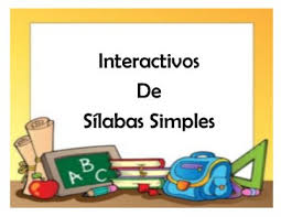Seriación actividad 1 título de actividad: Material Interactivo Para Trabajar Las Silabas Para Preescolar Y Primaria Orientacion Andujar