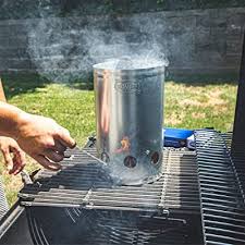 Light the paper in the bottom at several places and allow to burn around 15. Buy Kingsford Heavy Duty Deluxe Charcoal Chimney Starter Bbq Chimney Starter For Charcoal Grill And Barbecues Compact Easy To Use Chimney Starters And Bbq Grill Tools Online In Indonesia B07tm721zs