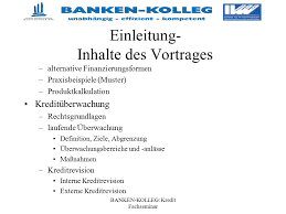 Hier geben wir ihnen ein muster für eine direkte. Banken Kolleg Kredit Fachseminar Ppt Herunterladen