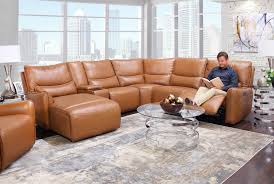 We offer 2 seat sofas, 3 seat sofas, chaise sectional sofas and l. Senna Camel 6 Piece Leather Dual Power Reclining Sectional Kane S Furniture