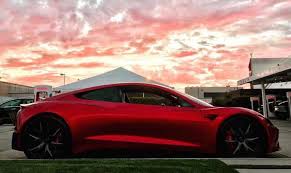 Tesla Roadster Makes Rare Appearance At Design College Tesla Roadster Tesla Roadsters