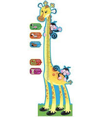 Trend Enterprises Giraffe Growth Chart Bulletin Board Set Giraffe Growth Chart Giraffe Growth Chart