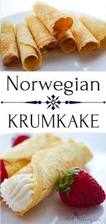 What to eat in norway? Krumkake Recipe Traditional Norwegian Desserts Recipe Krumkake Recipe Norwegian Krumkake Recipe Norwegian Food