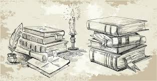 Books Stack Stock Illustration In 2020 Book Tattoo Book Drawing Drawings