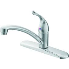 moen chateau kitchen faucet, single