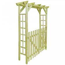 L'arche de jardin peut se placer à divers endroits de votre jardin, pour créer une atmosphère particulièrement reposante : Arche 2en1 Avec Portillon En Bois De Pin Vert Impregne 150x50x200cm Cs424621 Cdiscount Jardin
