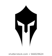 Roman Greek Helmet Spartan Helmet Head Stock Vector Royalty Free 256996858 Geometric Logo Spartan Helmet Helmet
