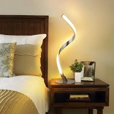 It is more slender, giving more height for the lighting you need. Modern Art Spiraling Led Lamp Funky Table Lamp Bedside Table Lamps Lamp