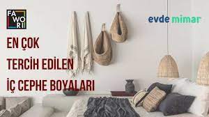 Yalnız son zamanlarda makina ile renklendirme yapılıyor. Fawori En Cok Tercih Edilen Ic Cephe Boyalari Youtube