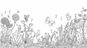 Over in the meadow counting book this little book provides the words to the first five verses of the song, and it also gives your preschooler an opportunity to count! Wild Meadow With Butterflies Coloring Page Butterfly Coloring Page Coloring Pages Coloring Sheets