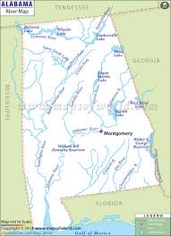 Alabama Rivers Map Rivers In Alabama