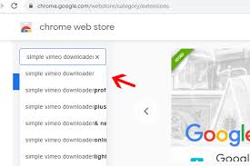 Incase you do not wish to use any third party applications, you can just go to chrome and open and play a video. Fastest Chrome Store Vimeo Video Downloader