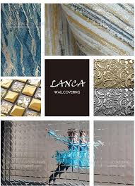 الصين الفضة لامع فرع خلفيات لامع الموردين والمصنعين والمصنع منتجات بالجملة Lanca Wallcovering Co Ltd