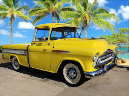 Image result for Chrome Yellow 1957 GMC