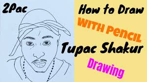 How to draw tupac easy drone fest : How To Draw Tupac With A Pencil For Beginners 2pac Drawing Easy Youtube
