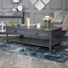 Dark Grey 4 Drawer Coffee Table Lancaster Range Interiordesign Interiordecor Homedecor Retro Home Decor Quality Living Room Furniture Chic Bedroom Decor