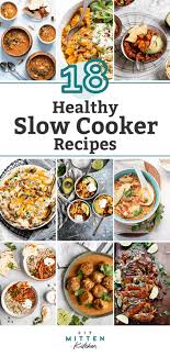 This bakes right in the squash shells for a fun presentation. 18 Healthy Slow Cooker Recipes For Winter Fit Mitten Kitchen