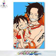 KYKDY Coloriage bricolage images par numéros avec couleurs Anime One Piece  Luffy Sauron Sanji image dessin peinture par numéros encadré Accueil,  0275,30x45 sans cadre : Amazon.fr: Jeux et Jouets