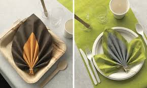 Videos Tuto Pliages De Serviette En Forme De Feuille Pliage Serviette Pliage Serviette Feuille Serviette Papier
