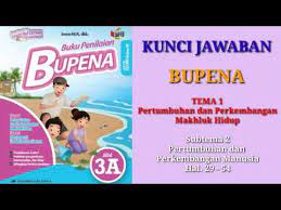 Jual produk sd kelas 3 jilid 3a murah dan terlengkap mei 2020. Bupena 3c Tema 6 Subtema 4 Youtube