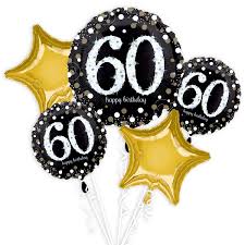 Wer mit facebook glückwünsche bild mit lustigem spruch zum 60 geburtstag. 60 Geburtstag Glitzer Ballon Set 5 Teilig