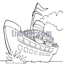 Cruise Ship Ship Drawing Kindergarten Activities Drawing Illustrations Draw windows and preserver shape. pinterest