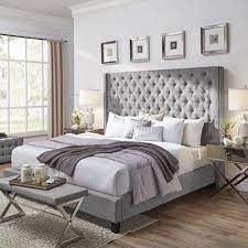 Three Posts Mindenmines Tufted Upholstered Low Profile Standard Bed In 2021 Master Bedrooms Decor Bed Decor Upholstered Panel Bed