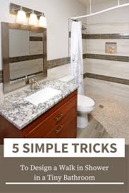 If you're starting your small bathroom design from scratch, consider scrapping the curtain entirely. 5 Walk In Shower Ideas For A Tiny Bathroom Innovate Building Solutions