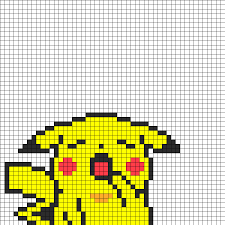 Love Pikachu Pixel Art Pokemon Pixel Art Pattern Pokemon Cross Stitch