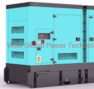 Wuxi Global Power 50Hz/60Hz 400V 320kw - 520kw 400kVA-650kVA Silent/Open  Perkins Diesel Power Generator Set