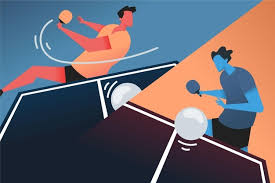 table tennis concept table tennis sports illustrations design sport illustration