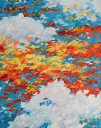 Clouds under a full moon the sky can be so rich with texture, light and shadow, and i think that nighttime skyscapes. Sunset In The Clouds Original Oil Painting Office Design Home Decor Gift Idea Sky Blue Air Clouds Painting By Svetlana Stukalova Saatchi Art
