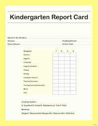 Report Card Templates Free Inspirational 17 Best Images About Report Cards On Pinterest Pet Kindergarten Report Cards Report Card Template School Report Card