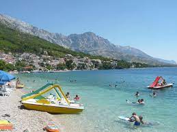 Resort #brelaбрела — курортный посёлок на адриатическом побережье хорватии на макарской ривьере. Brela Kurort Horvatii Horvatiya Otdyh Sights