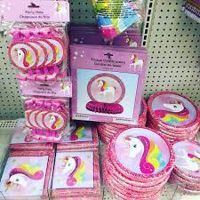 I Have Unicorn Party To Do Dollar Tree Has The Cutest Unicorn Design Shes Turning 1 Sunday Unicorn Theme Party Dollar Tree Unicorn Party Ideas Unicorn Party